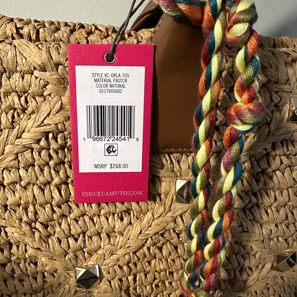 Vince Camuto Orla Tote Natural Straw - Picture 7 of 10